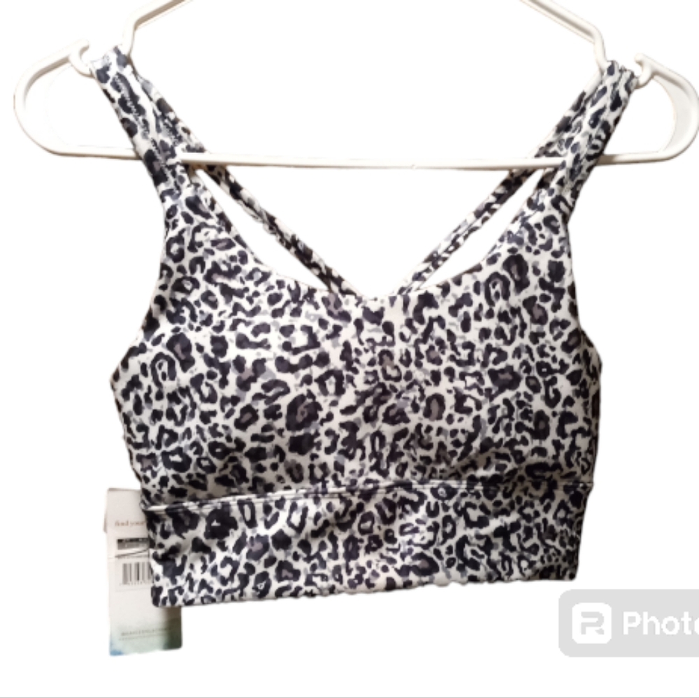 Balance Collection Leopard Print Sports Bra